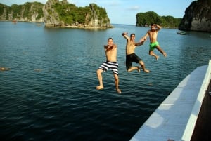 Vanuit Hanoi: 5-sterren cruise van 1 dag in Halong met jacuzzi en limousine