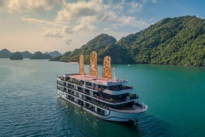 From Hanoi: 2-Day Lan Ha Bay 5-Star Cruise with Balcony