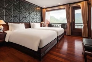 From Hanoi: 2-Day Lan Ha Bay 5-Star Cruise with Balcony