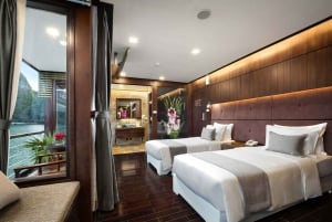 Hanoi: crociera 5 stelle di 2 giorni a Lan Ha e nella baia di Ha Long, con pasti e cabina