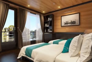 Hanoi: crociera 5 stelle di 2 giorni a Lan Ha e nella baia di Ha Long, con pasti e cabina