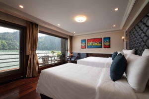 From Hanoi: 2-Day Luxury Cruise of Ha Long and Lan Ha Bay