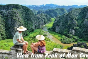 Da Hanoi: Tour panoramico di 2 giorni di Ninh Binh e Ha Long Bay