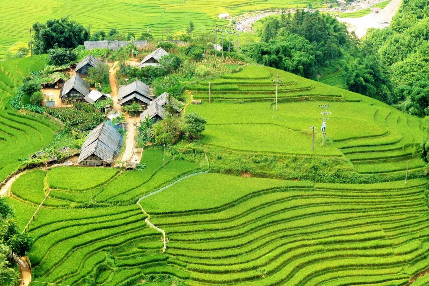 Desde Hanoi: Excursión de senderismo de 2 días a Sapa con alojamiento en familia y comidas