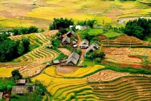 Desde Hanoi: Excursión de senderismo de 2 días a Sapa con alojamiento en familia y comidas