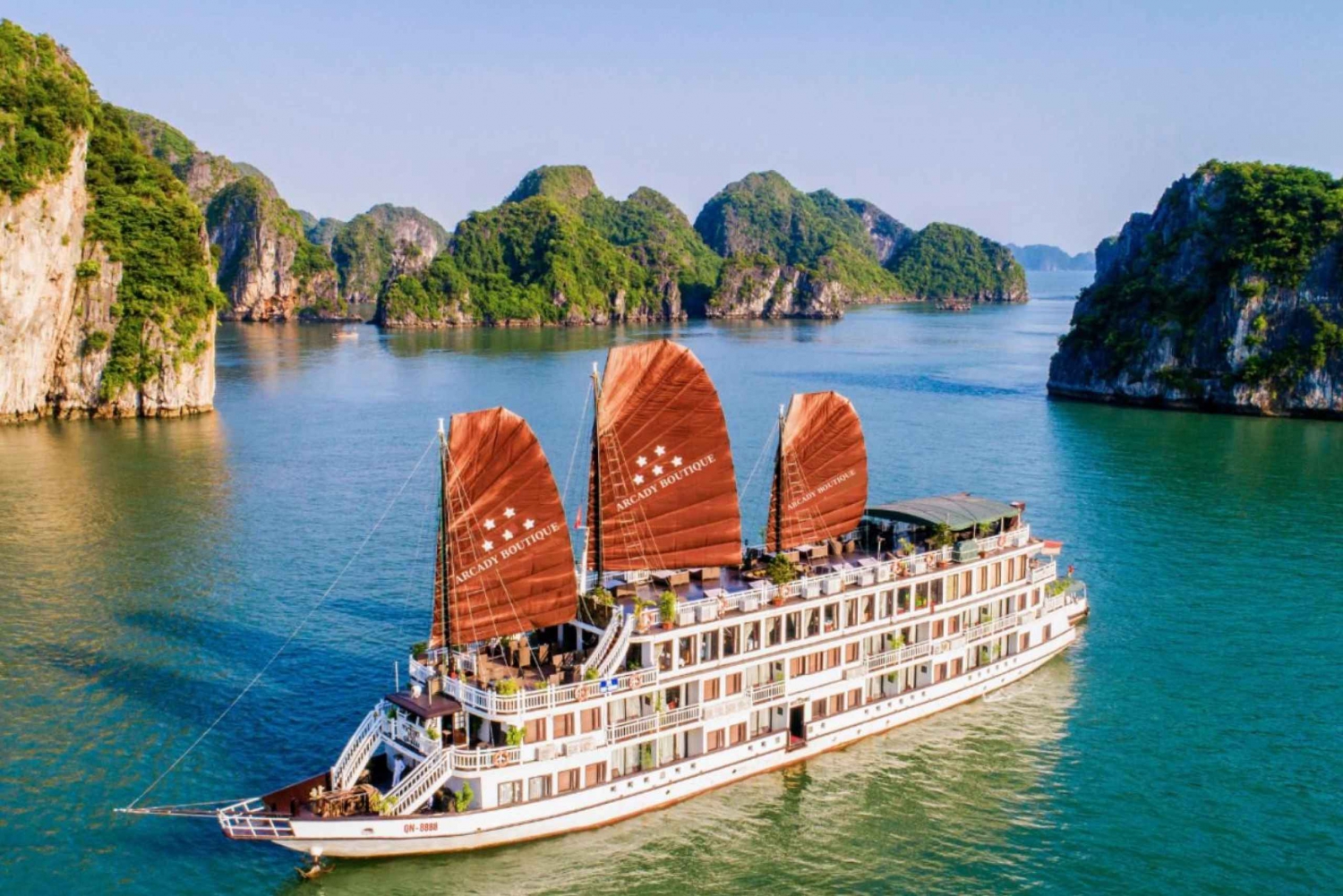 Da Hanoi: 2D1N Baia di Ha Long in Crociera Boutique Arcady