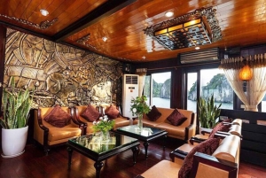 ハノイ発：アルカディ ブティック クルーズによるハロン湾 2D1N