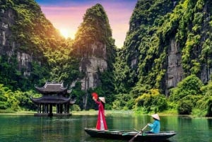 Fra Hanoi: 3-dagers luksustur Ninh Binh & Ha Long Bay Cruise