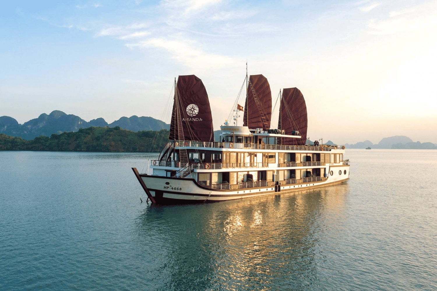 Fra Hanoi: 3D2N Ha Long, Lan Ha-bukten med Amanda Luxury Cruise