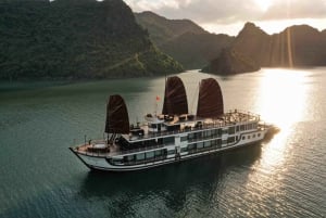 Från Hanoi: 3D2N Ha Long, Lan Ha Bay med Amanda Luxury Cruise