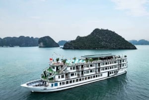 Z Hanoi: 4-dniowy rejs po Ninh Binh i zatoce Halong z balkonem
