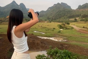 Vanuit Hanoi: Ban Gioc waterval & Angel Mountain 2-daagse tour