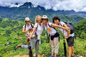From Hanoi: Group Sapa tour 2 days with Fansipan Peak Visit