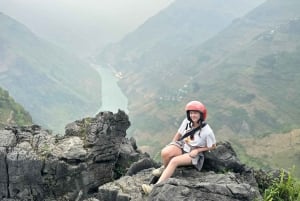 De Hanói: Excursão de 3 dias de Ha Giang Loop em motocicleta com direção autônoma