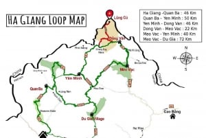 De Hanói: Ha Giang Loop Tour de 3 noites e 3 dias, tudo incluído