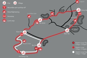 Z Hanoi: 3-dniowa pętla Ha Giang Loop z Easy Rider