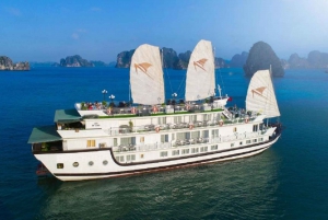 From Hanoi: Ha Long & Bai Tu Long Bay 3-Day Cruise with Food