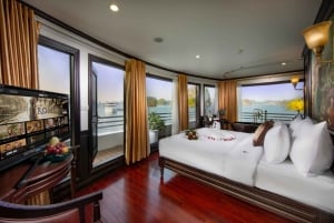 Vanuit Hanoi: Ha Long Bay 3-daagse 5 sterren cruise met balkon