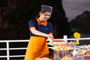 From Hanoi: Ha Long Bay and Bai Tu Long Bay Luxury Boat Tour