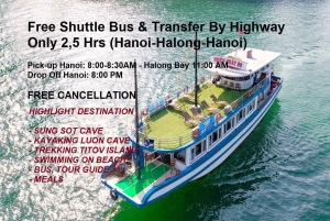 From Hanoi: Ha Long Bay Full-Day Guided Tour with Lunch