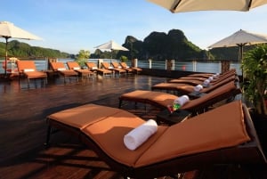 From Hanoi: Ha Long and Lan Ha Bays 2-Day Cruise with Meals