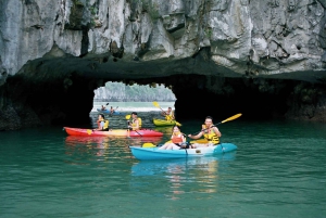 From Hanoi: Halong Bay 1 Day Trip Visit Cave, Island, Kayak