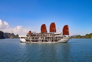 Ab Hanoi: Halong-Bucht-Kreuzfahrt 2 Tage 1 Nacht mit Transport