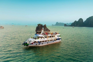 From Hanoi: 05 Stars Day Cruise/meals, kayak, Sunset party