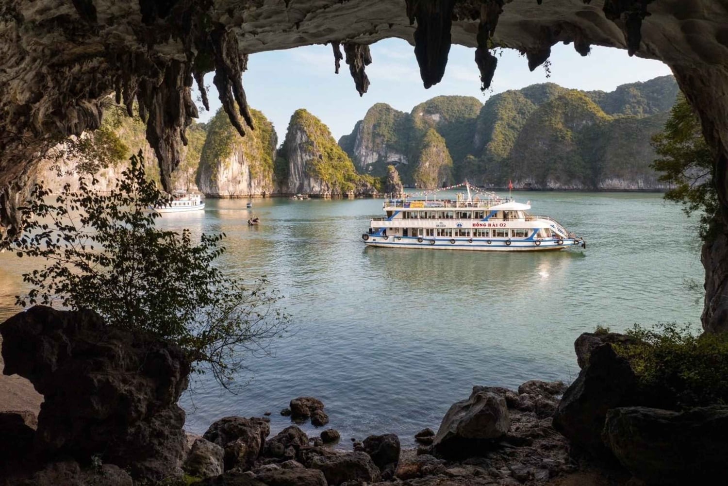 Fra Hanoi: Halong Bay Deluxe dagstur med cruise