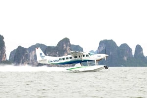 Vanuit Hanoi: Halong Bay Seaplane & 6-uur durende tour door Ha Long Bay