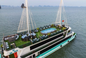 Luxury Halong Full Day Tour With Amethyst Cruise,Cave,Titop