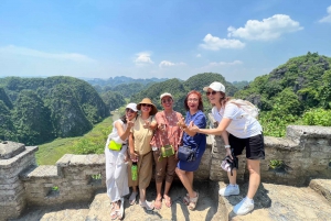 Fra Hanoi: Heldagsutflukt til Hoa Lu, Mua-grotten og Tam Coc