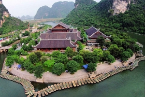 Vanuit Hanoi: Hoa Lu - Tam Coc - Mua Caves met transfer