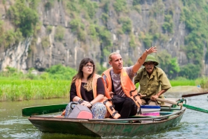 From Hanoi: Hoa Lu & Tam Coc with Buffet lunch & Hang Mua