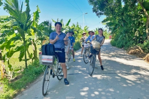 Hanoista: Hoa Lu & Tam Coc buffetlounaalla & pyöräilyllä