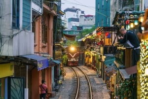 Fra Hanoi: Røgelseslandsby og guidet tur i Train Street