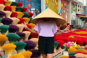 From Hanoi: Incense Village, Conical Hat and HaThai Art Tour