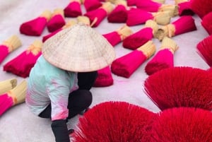 Da Hanoi: Villaggio dell'incenso, cappello conico e tour dell'arte HaThai