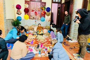 Hanoi : visite de l'encens, des chapeaux, de la laque et de la rue du train