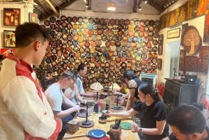 ハノイ：お香の村、帽子と漆器の職人または市内観光