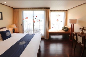 From Hanoi: Lan Ha 2-Day 5-Star Cruise Luxury Room Balcony