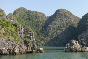 Au départ de Hanoi : Croisière de luxe d'une journée vers la baie d'Ha Long et la baie de Lan Ha