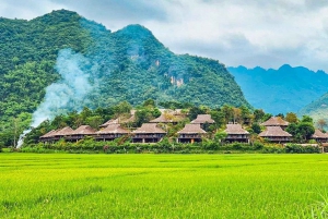 Desde Hanói: Excursión de 3 días a Mai Chau y Pu Luong con estancia en familia