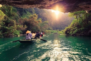 Z Hanoi: 2-dniowa wycieczka Ninh Binh z pobytem w bungalowie