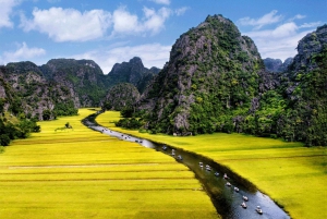 Z Hanoi: 2-dniowa wycieczka Ninh Binh z pobytem w bungalowie