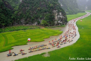 Från Hanoi: Ninh Binh 2-dagars rundtur med bungalowvistelse