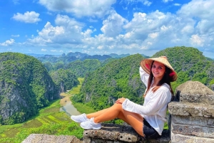 De Hanói: Ninh Binh Bai Dinh ou Hoa Lu, Trang An, Caverna Mua