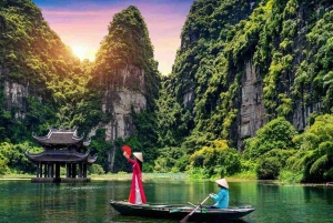 De Hanói: Ninh Binh Bai Dinh ou Hoa Lu, Trang An, Caverna Mua