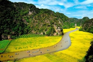 From Hanoi: Ninh Binh Bai Dinh or Hoa Lu, Trang An, Mua Cave