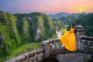 From Hanoi: Ninh Binh Bai Dinh or Hoa Lu, Trang An, Mua Cave